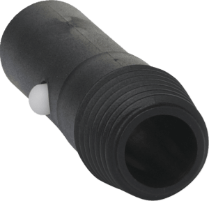 Vikan 380900 Threaded Adaptor for click handles Ø26 mm 78 mm Black